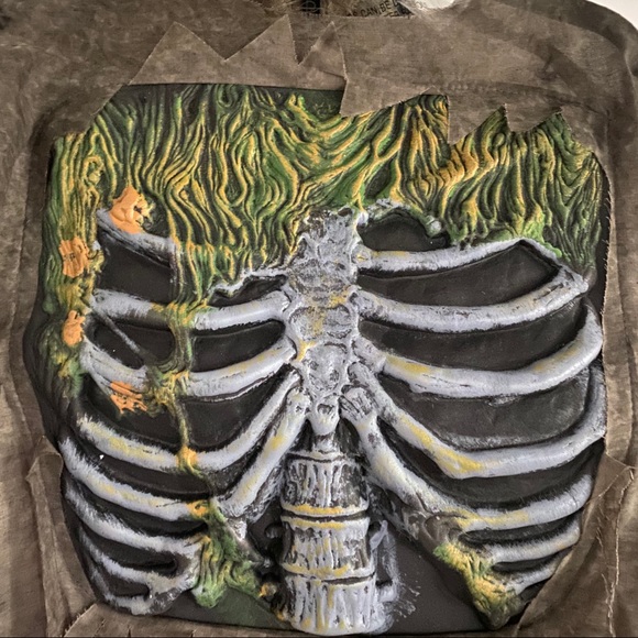 👻 MEN’S SKELETON ZOMBIE TOTALLY GHOUL HALLOWEEN COSTUME! - Picture 4 of 11